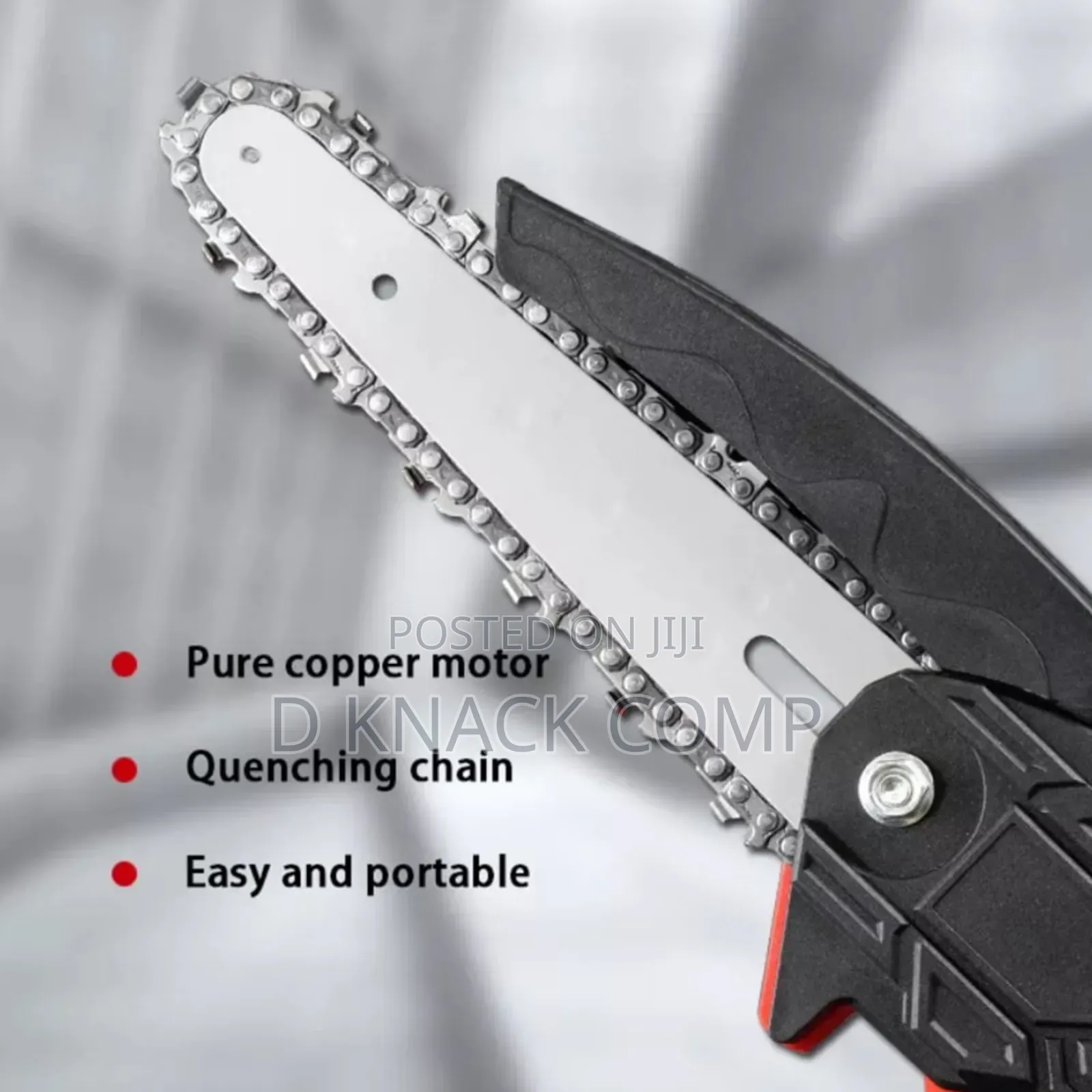 21V Rechargeable Chainsaw 4/6 Inches for Wood Cutting
