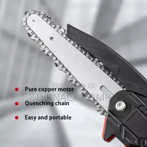 21V Rechargeable Chainsaw 4/6 Inches for Wood Cutting