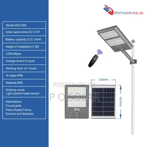 2 Bold Eyes Pre Industrial All in One Solar Solar Light