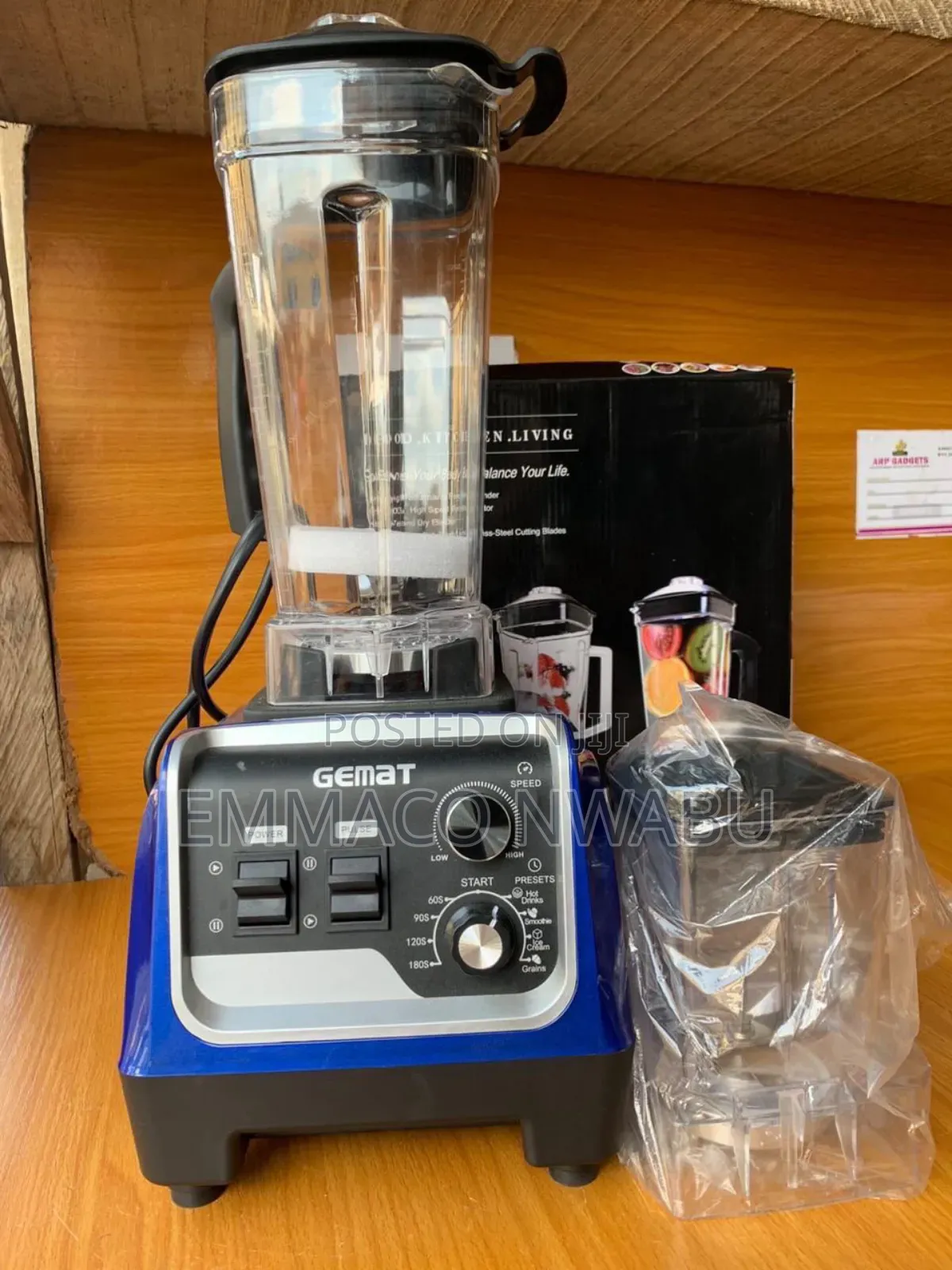 Gemat Commercial Blender 2 Cups 2200watts.