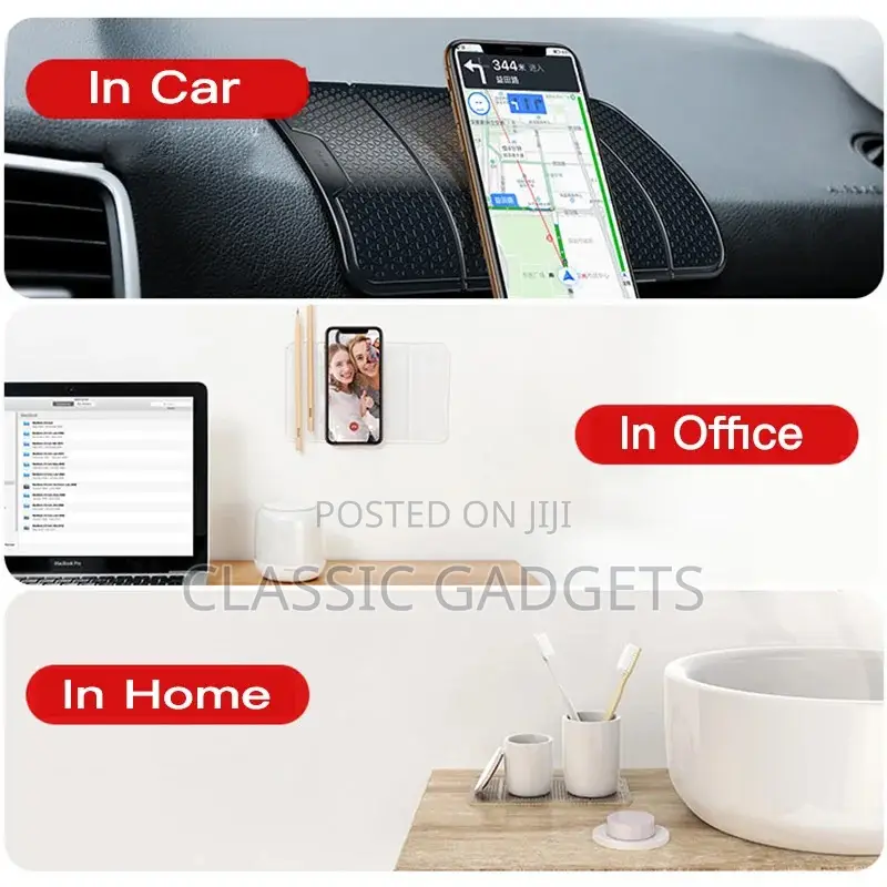 Baseus Universal Sticker Car Phone Holder Multi-Function