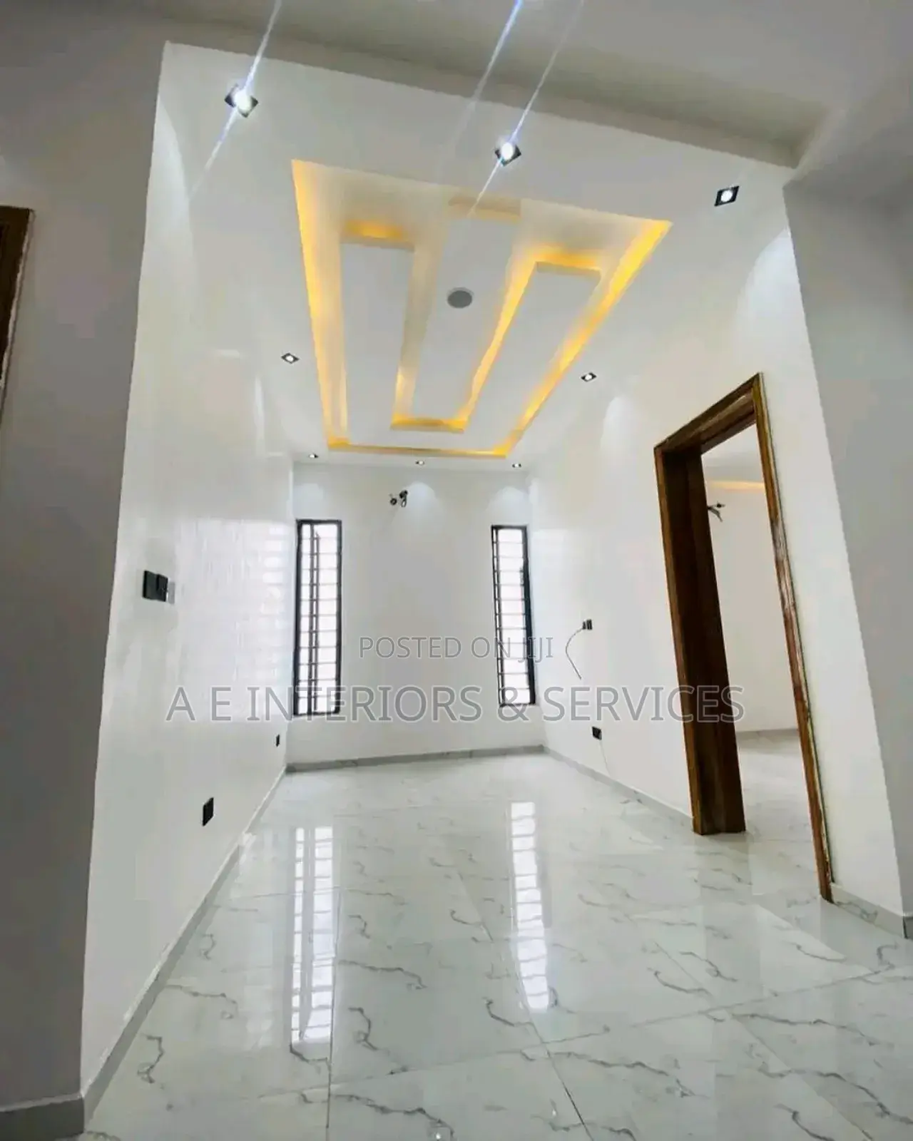 Unique Pop Ceilings, Console Wall Skimming Interior Design