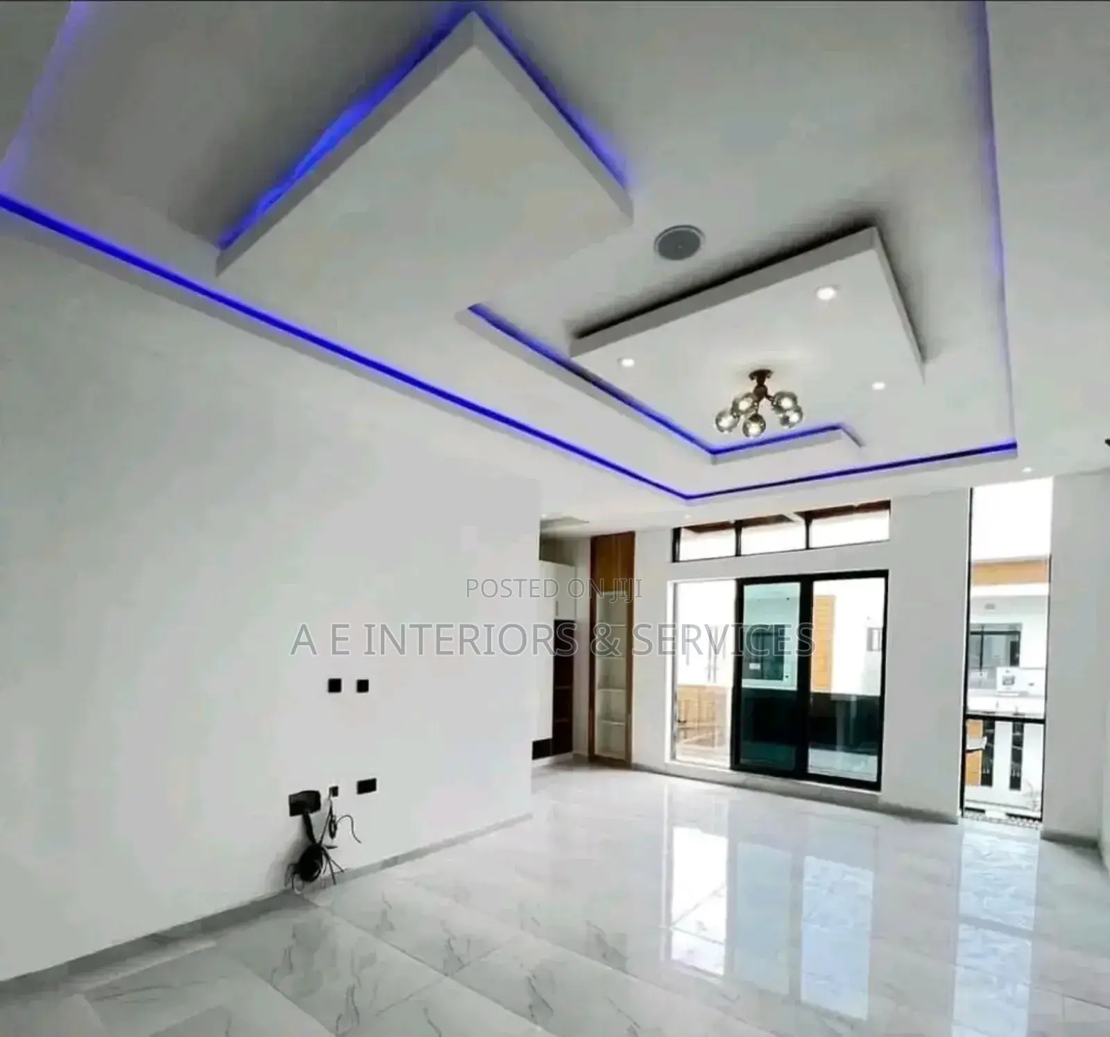 Unique Pop Ceilings, Console Wall Skimming Interior Design