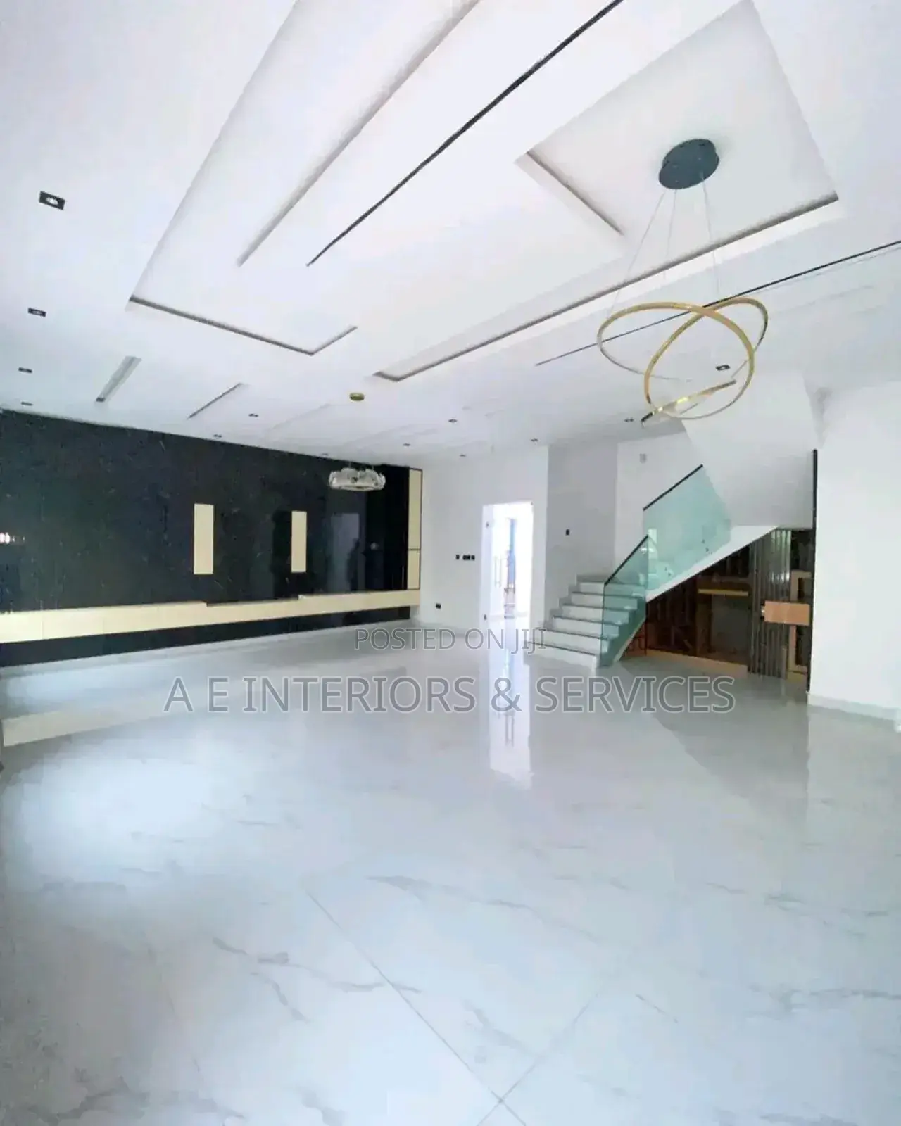 Unique Pop Ceilings, Console Wall Skimming Interior Design