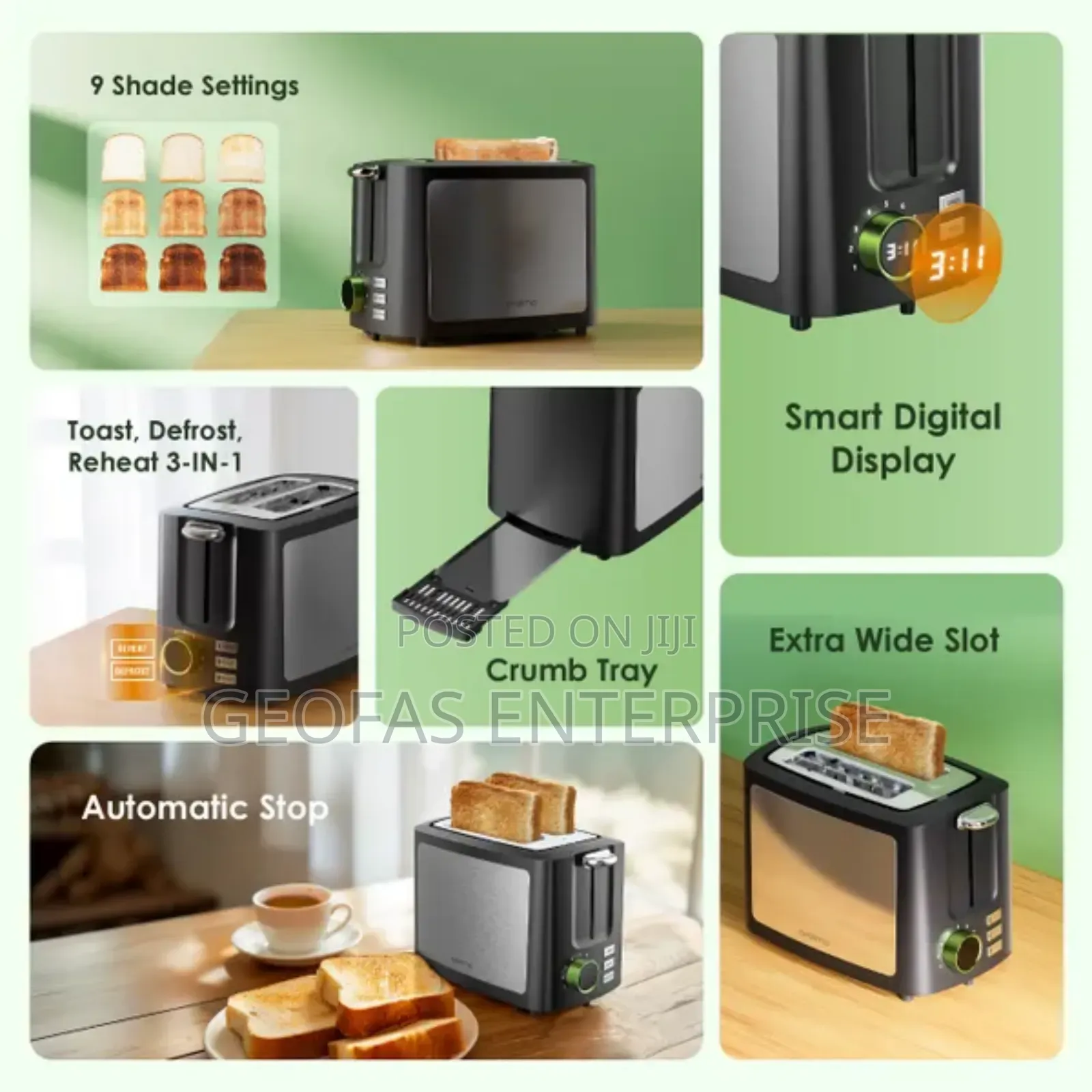 Oraimo Smart Professional 950W Toaster