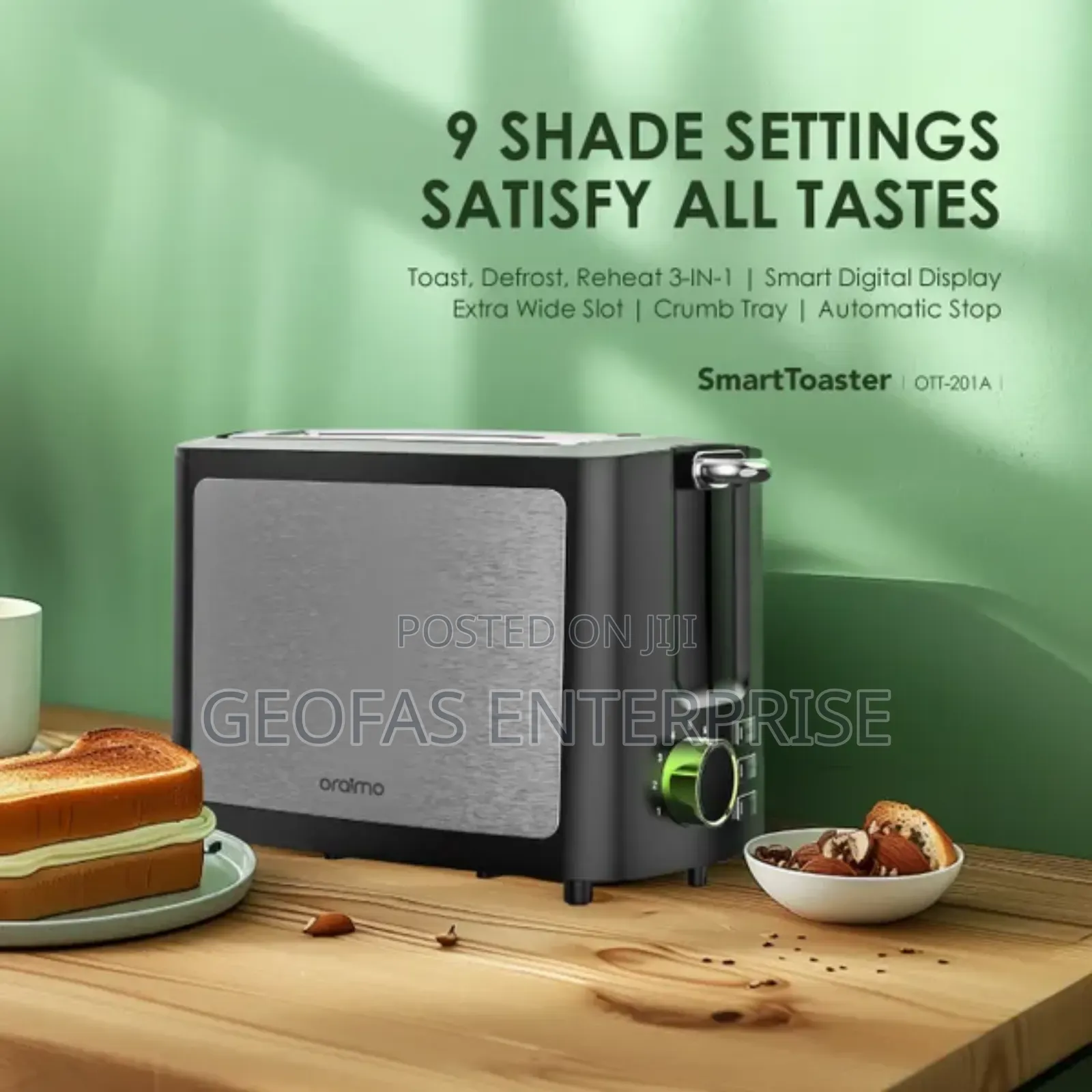 Oraimo Smart Professional 950W Toaster