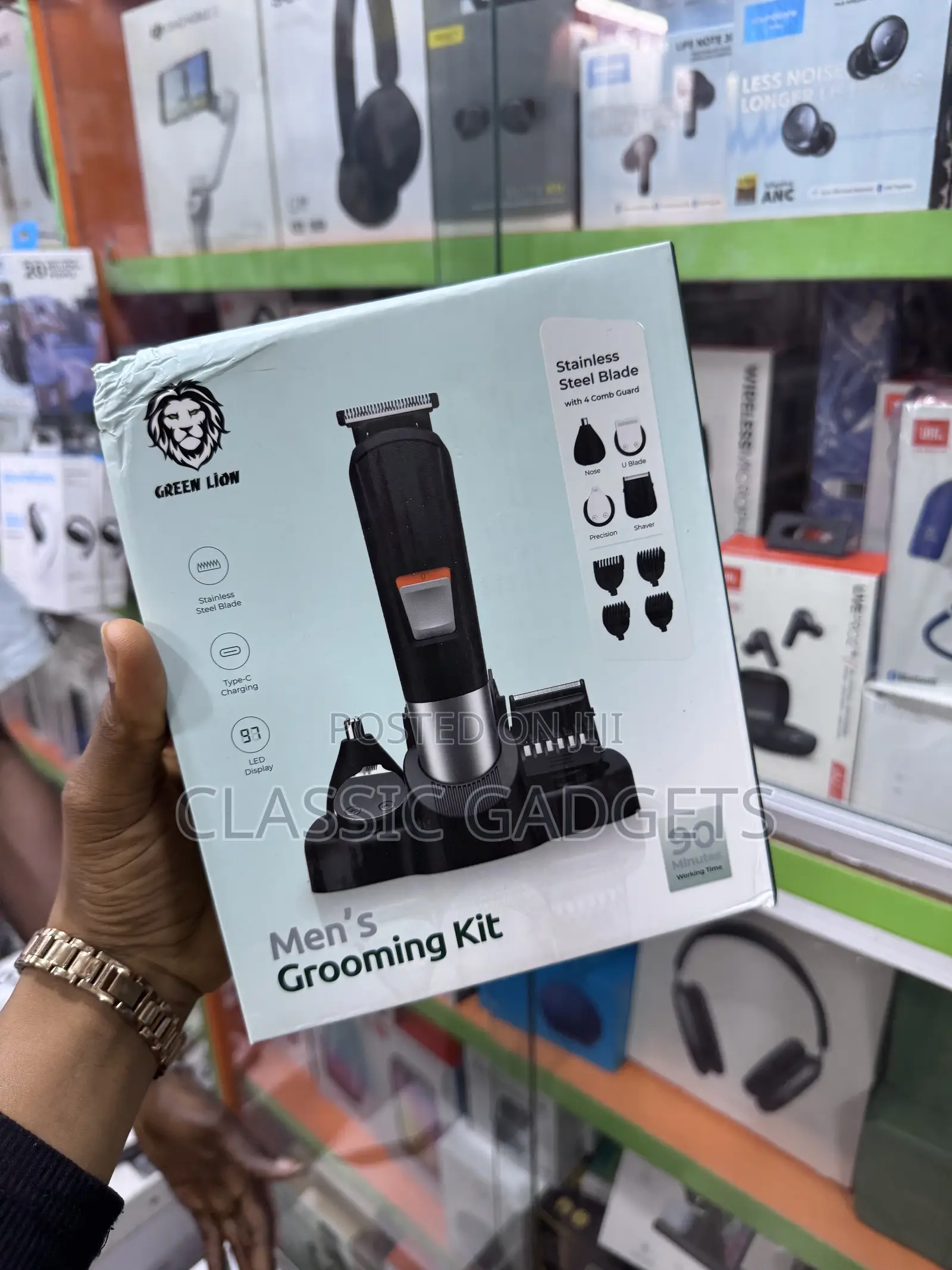 Green Lion’S Men Grooming Kit
