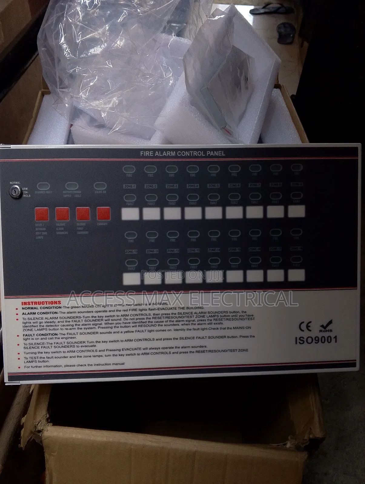 18 Zone Control Panel