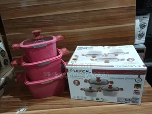 Lexical Professional 6 Pieces Granite Casserole Pots.