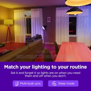 USA Roku Smart Light Bulbs (Color, 1-Pack) - Dimmable