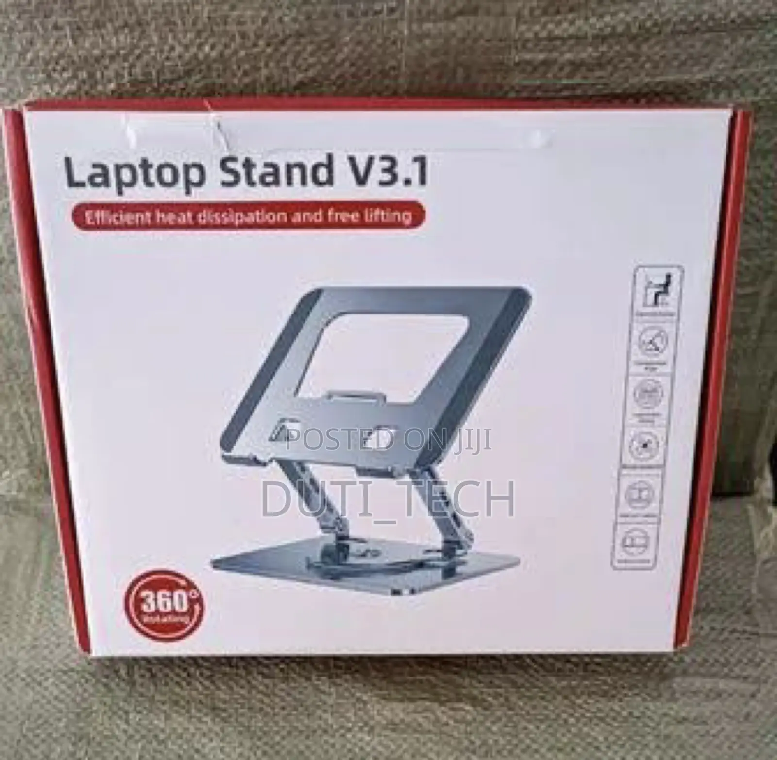 QLT Choice QLT-0086 Laptop Stand With 360 Rotating Base V3.1