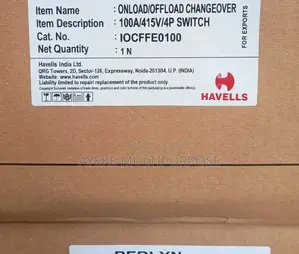 100A Change Over Switch HAVELL