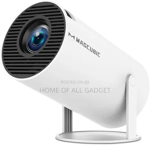 Smart Projector With Wifi 6 BT 5.0, Screen Adjustment, 18