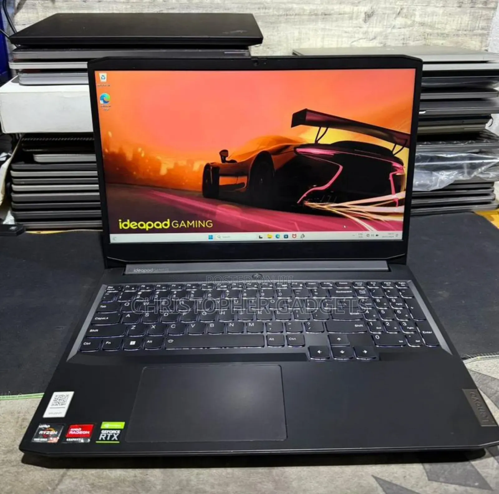 New Laptop Lenovo Ideapad Gaming 3 16GB AMD Ryzen 5 SSD 256GB
