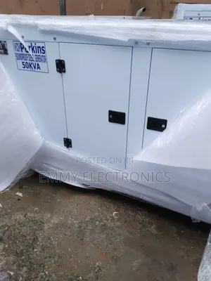 Perkins Diesel Soundproof Generator Model Sp50kva 100% Coppe