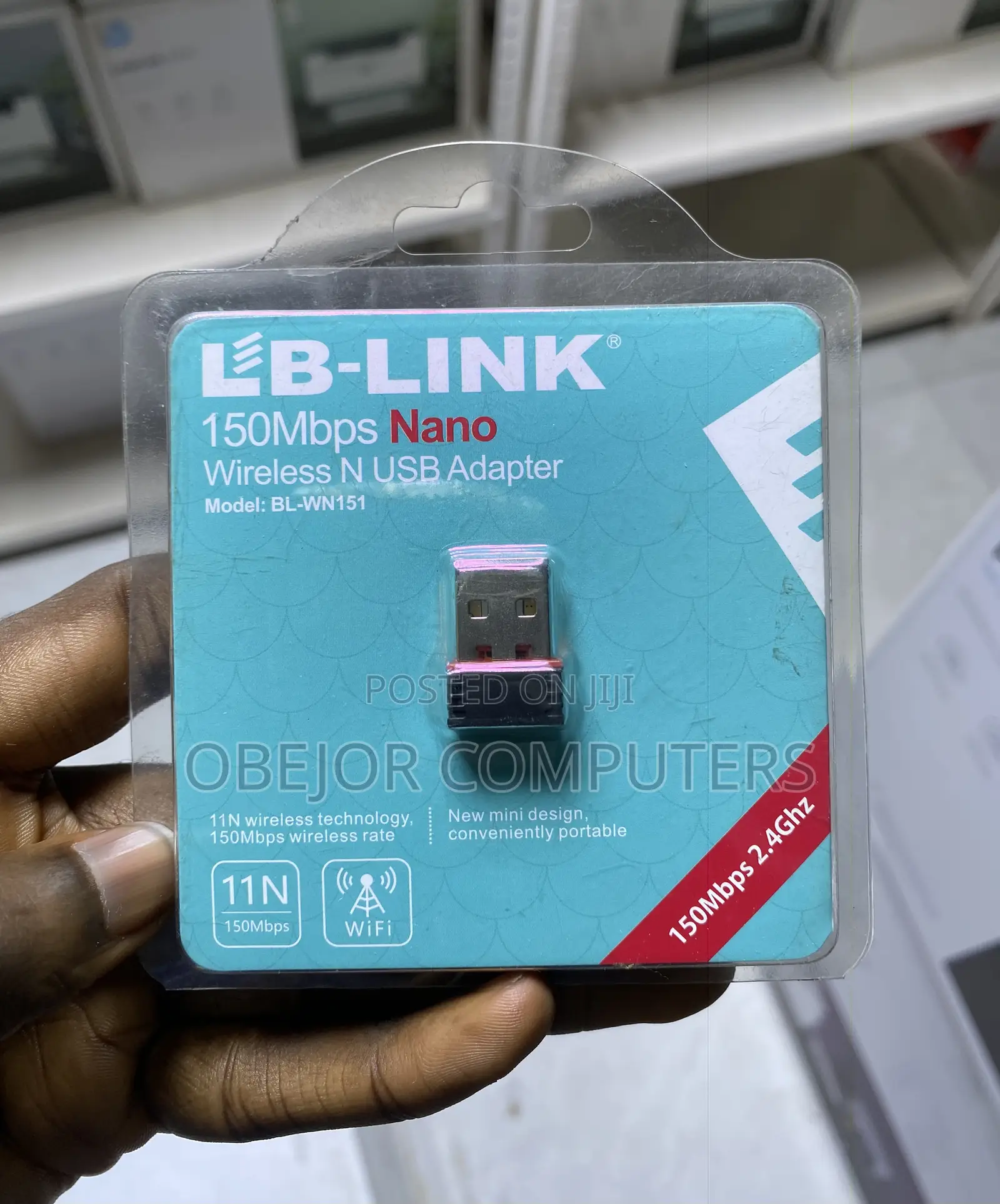 Lb-Link 150mbps Wireless USB Adapter -Wifi With WPS Hotspot