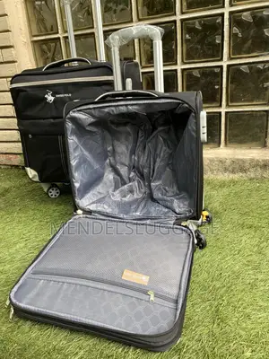 2 Set Swiss Polo Travelling Luggage -Black