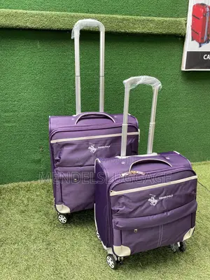Quality 2 Set Travelling Luggage - Purple