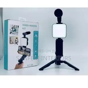 Video Making Tripod Kit With Phone Holder