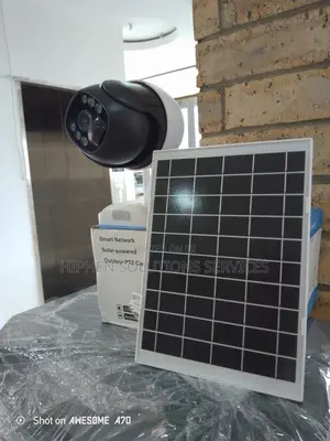 Security Solar Panel Powered Wifi Bullet Camera Outdoor