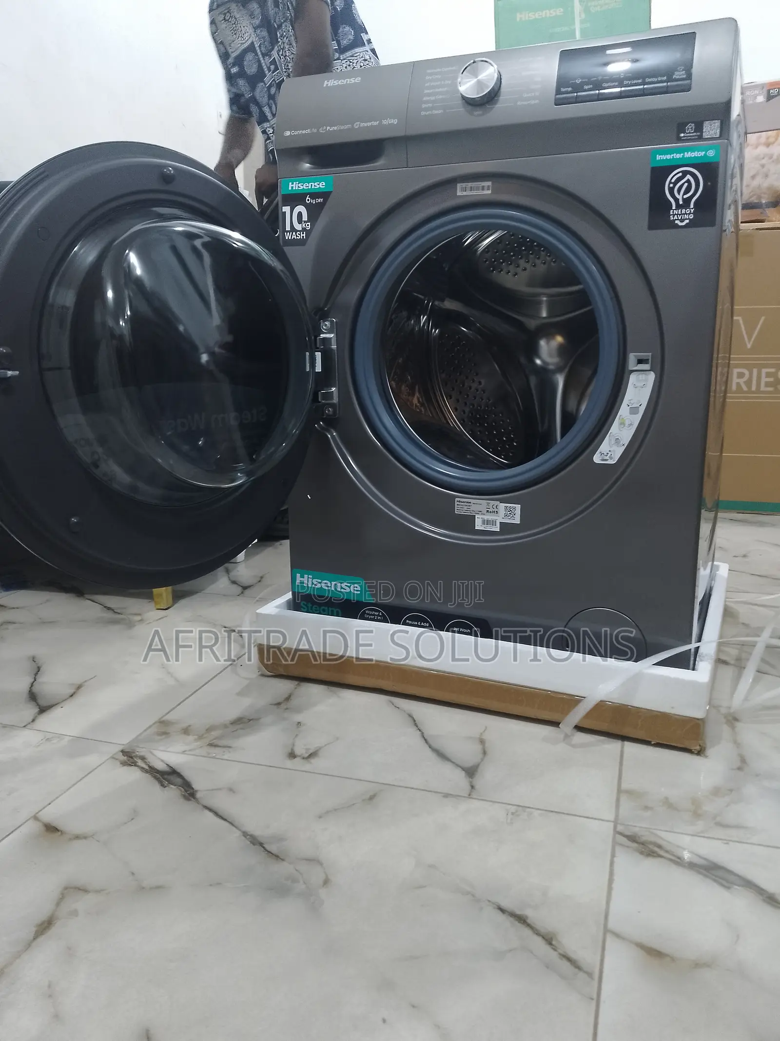 Efficient Hisense Wm1043bt Auto Washing Machine 10kg