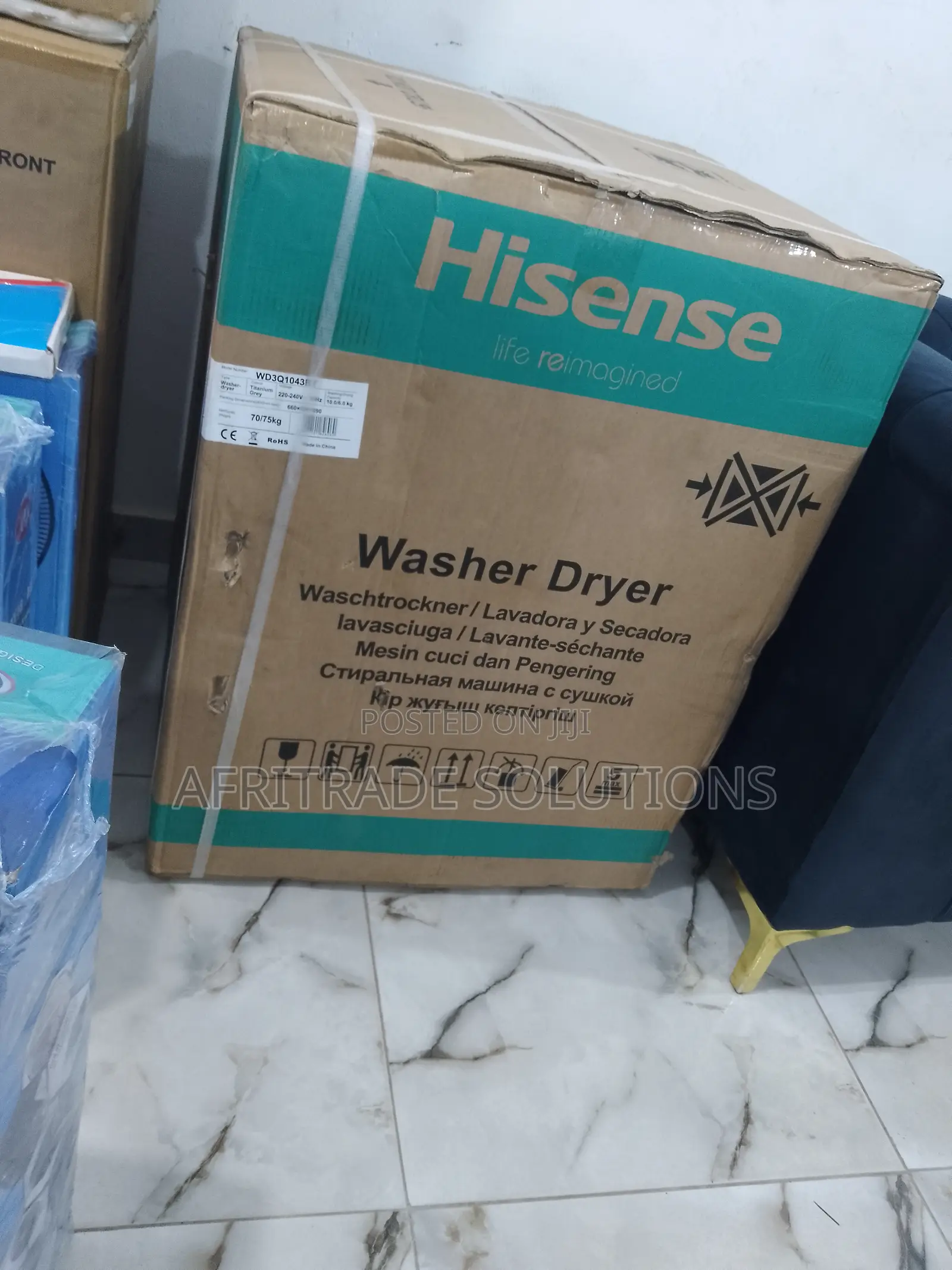 Efficient Hisense Wm1043bt Auto Washing Machine 10kg