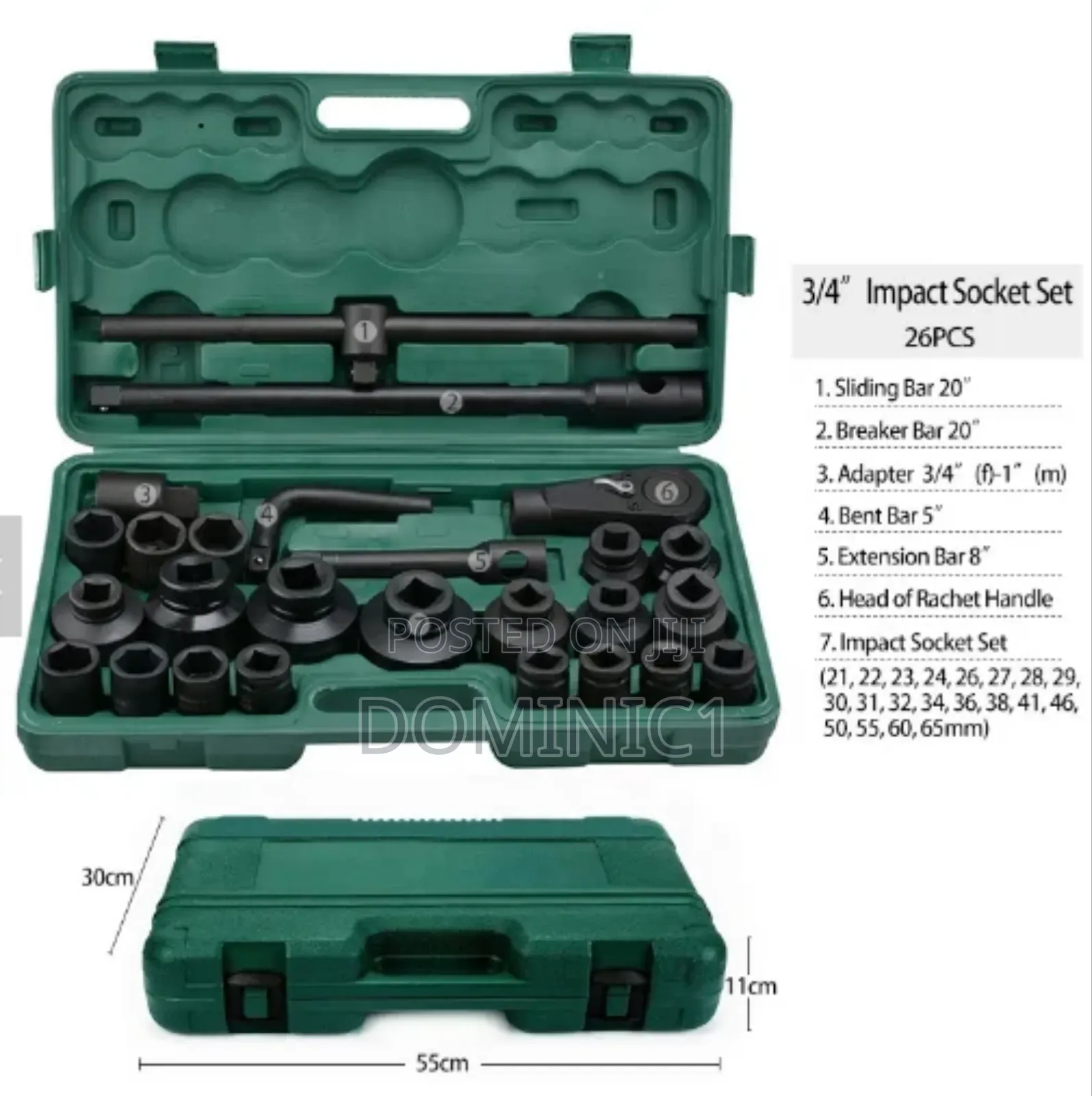 Euro Tech Socket Set 26 PCS