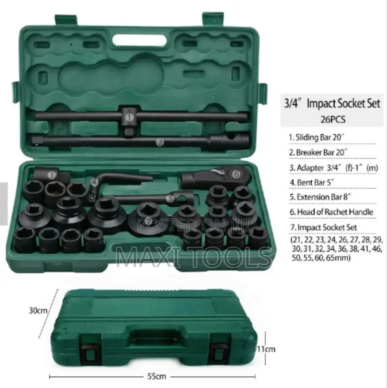 Euro Tech Socket Set 26 PCS