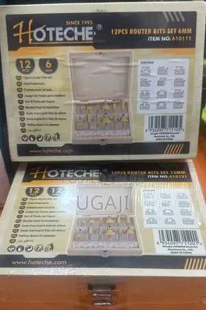 Hoteche 12pcs Router Bits Set 6mm