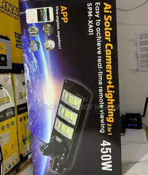 Original 450wsolar Camera+Lighting 2in1