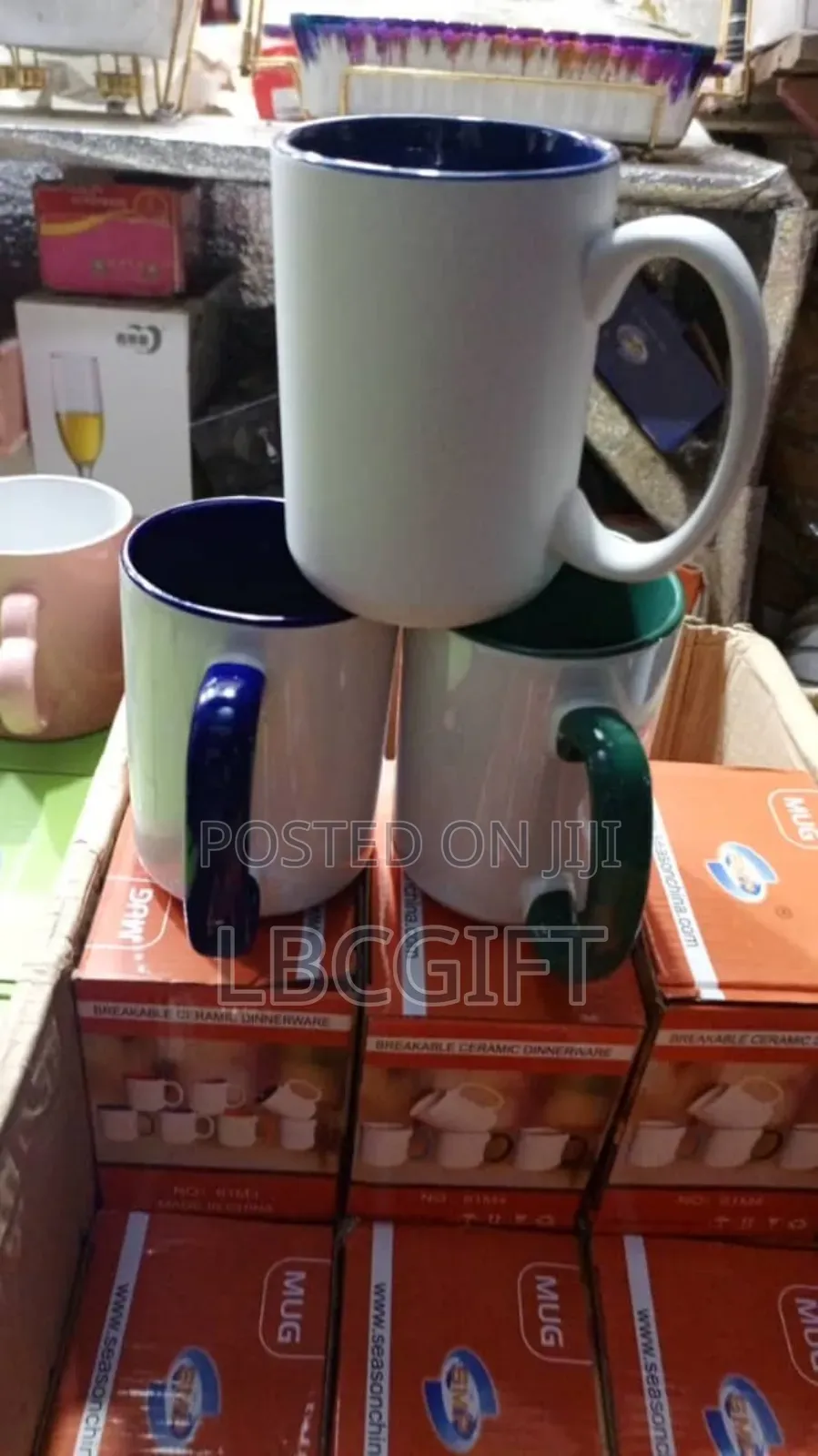 Multi Coloured Ceramic Mug (Wholesales Only)