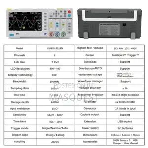 FNIRSI 1014D Dual Channel Digital Storage Oscilloscope