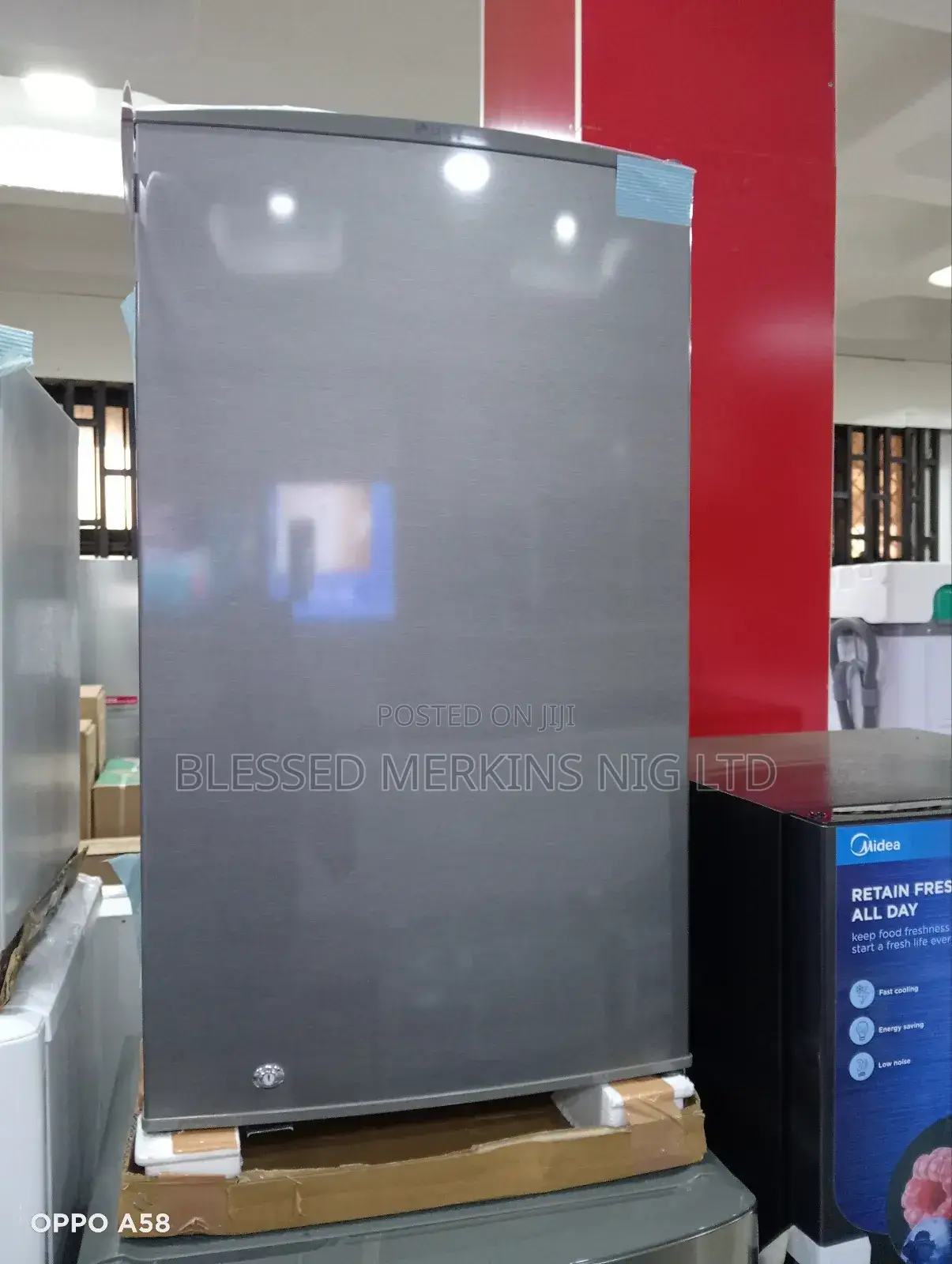 Lg Single Door Fridge 131 Silver