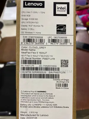 New Laptop Lenovo IdeaPad Flex 15 8GB Intel Core I7 SSD 512GB