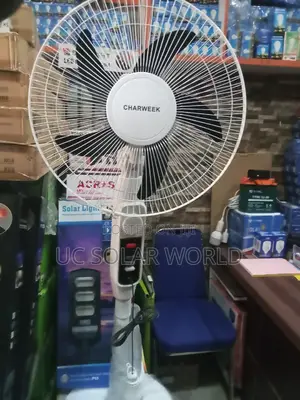 Charweek Solar Energy Standing Fan