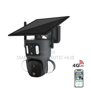 4g Dual Lens Solar PTZ Camera 8mp