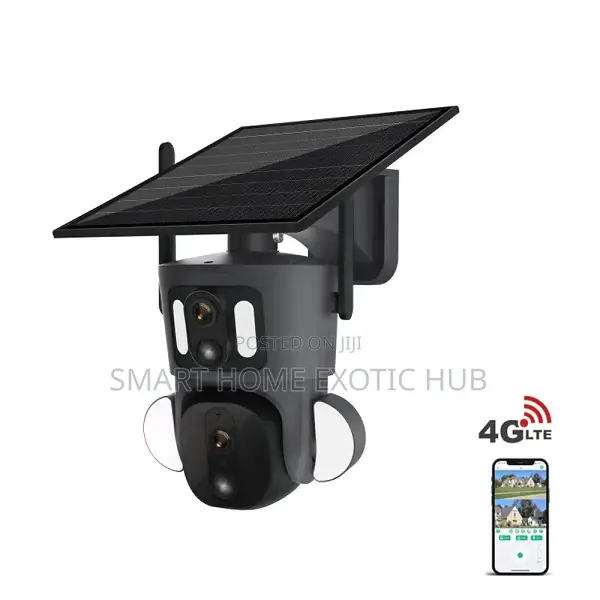 4g Dual Lens Solar PTZ Camera 8mp