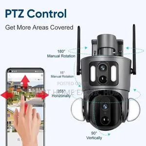 4g Dual Lens Solar PTZ Camera 8mp