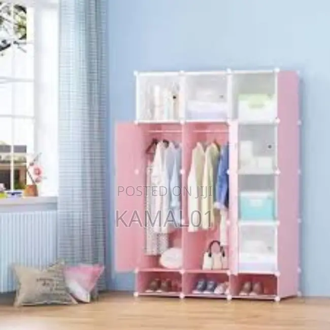 Generic 3 Column Plastic Wardrobe