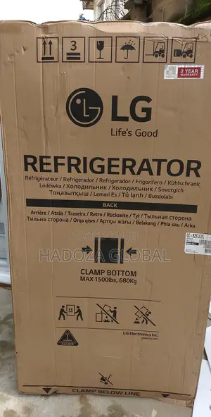 Original 625L LG Side by Side Refrigerator Brand New