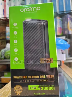 1 YEAR WARRANTY Oraimo 30000mah Fast Charging Power Bank