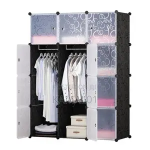 Generic 3 Column Plastic Wardrobe