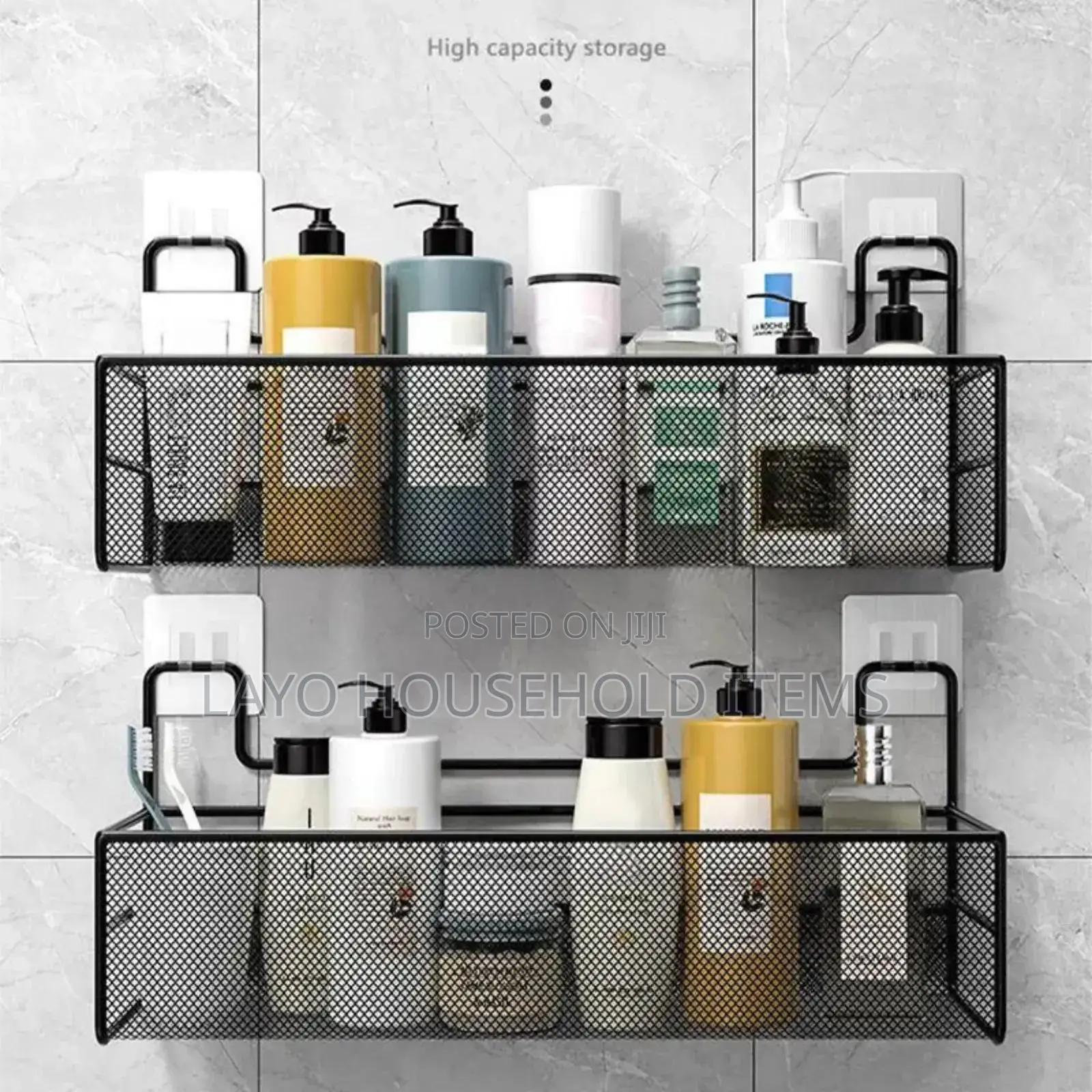 Wall Mounted Bathroom Hanging Shelf