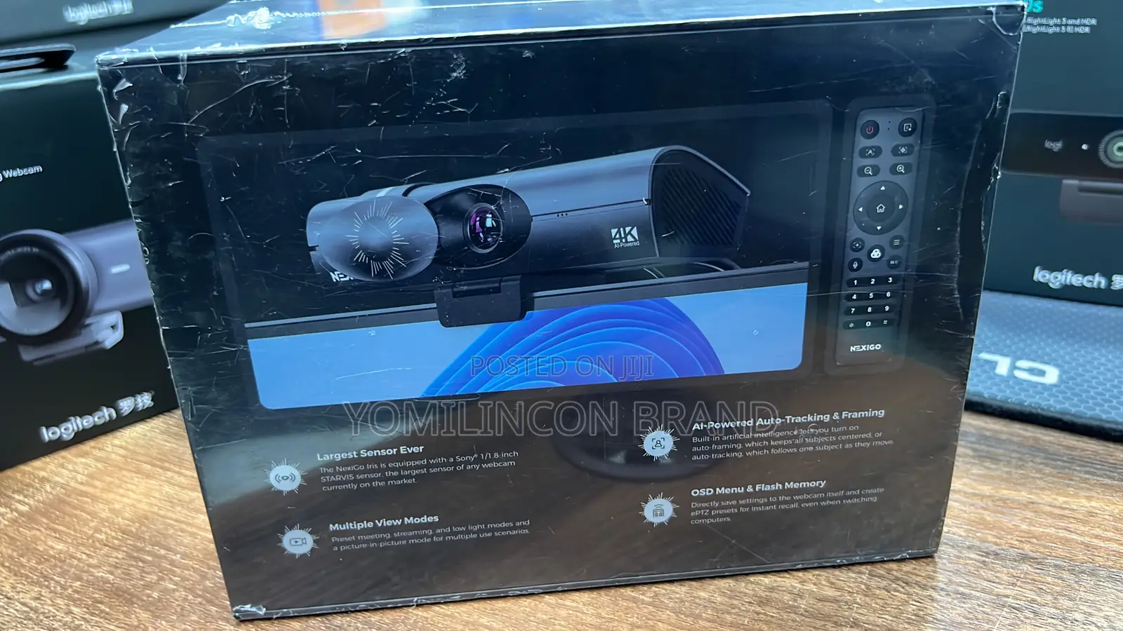 Nexigo Iris, AI Webcam Auto Framing/Tracking