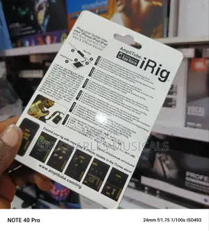 Guitar Irig for Audio Recording