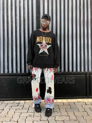 Custom Painted Denim Jean