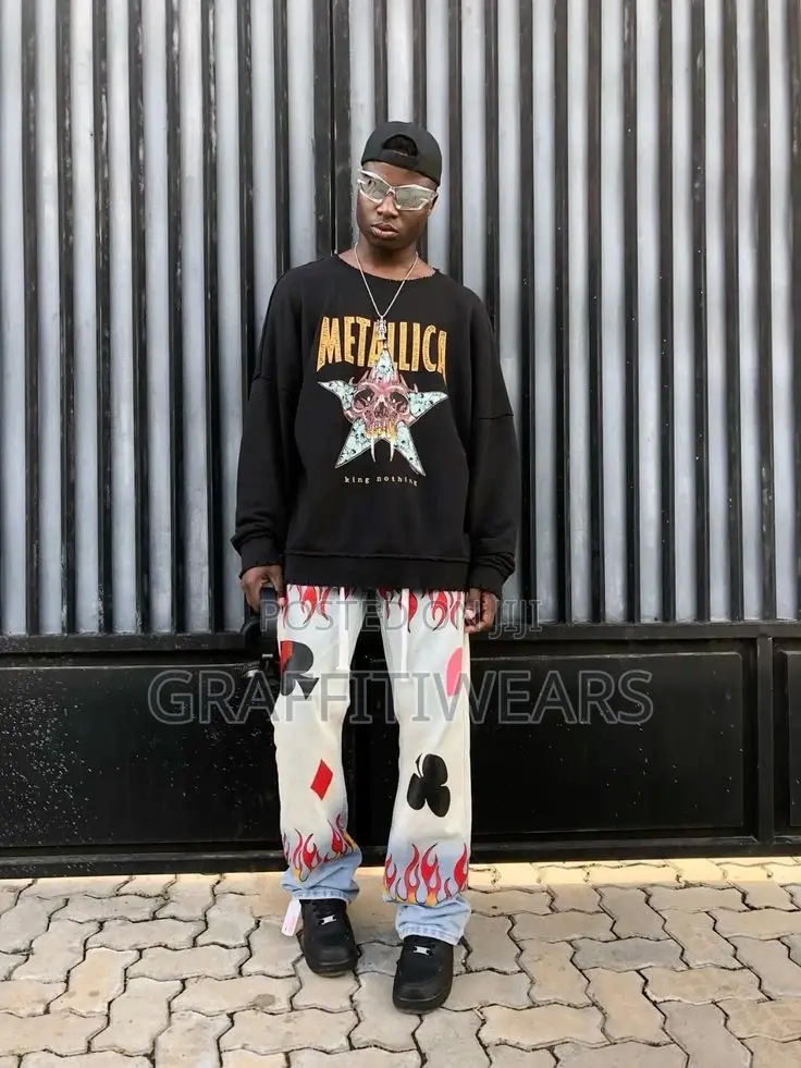 Custom Painted Denim Jean