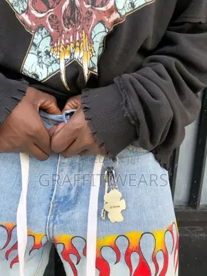 Custom Painted Denim Jean