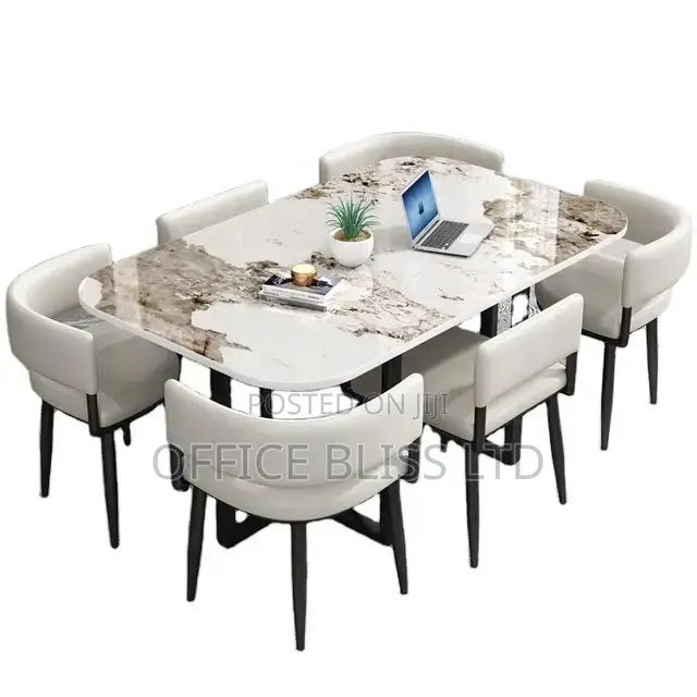 Luxury Marble Dinning Table and Chairs