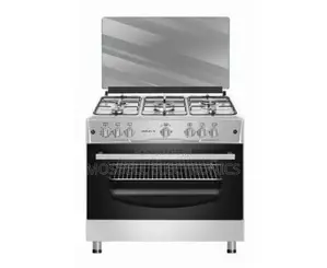 Brand New Maxi 5 Burner INOX Gascooker 90cm by 60cm